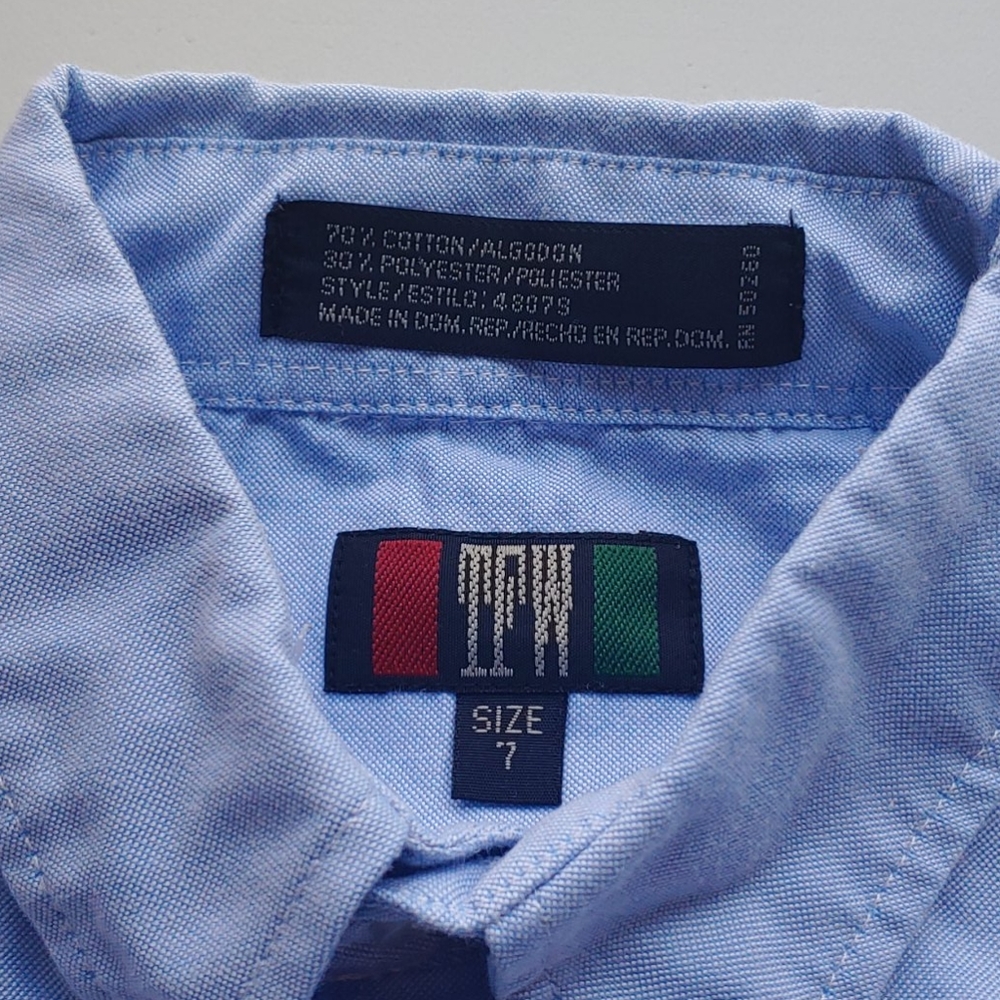 Vintage TFW Proper Dress Shirt - Child's 7 - Picture 8 of 8